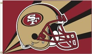 San Francisco 49ers Patch Button Circle Logo Banner Flag - State