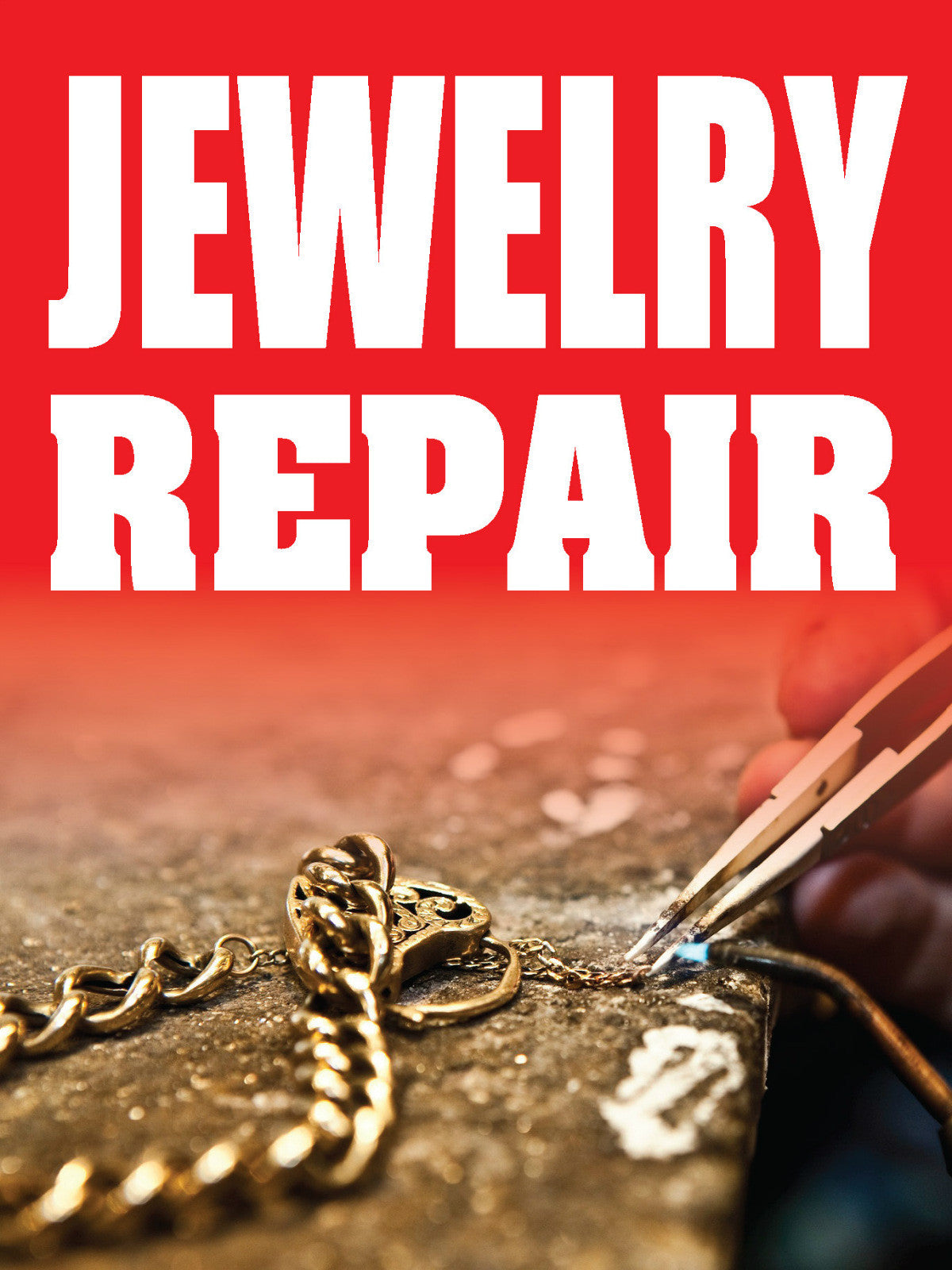 Jewelry Repair 18x24 Business Store Retail Signs 